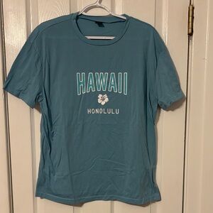 Blue Hawaii Honolulu Women’s T-Shirt, Size Small, Smoke Free Home